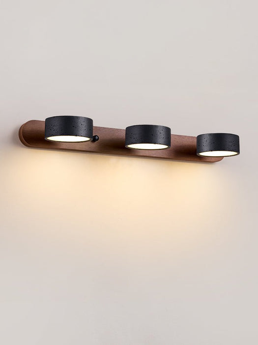 Black Travertine Duo Wall Light Simprolos