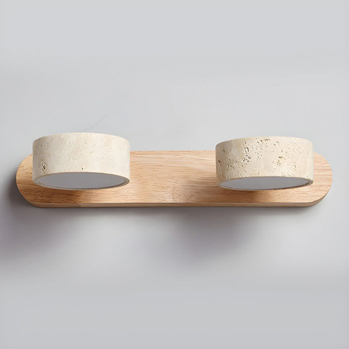 Travertine Duo Wall Light Simprolos