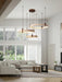 Celestial Orbit Travertine Chandelier Simprolos