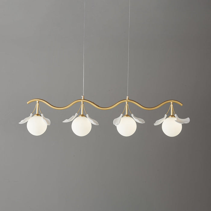 Gingko Orb Chandelier Simprolos