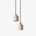 Elemental Travertine Mini Pendant Lamp Vakkerlight