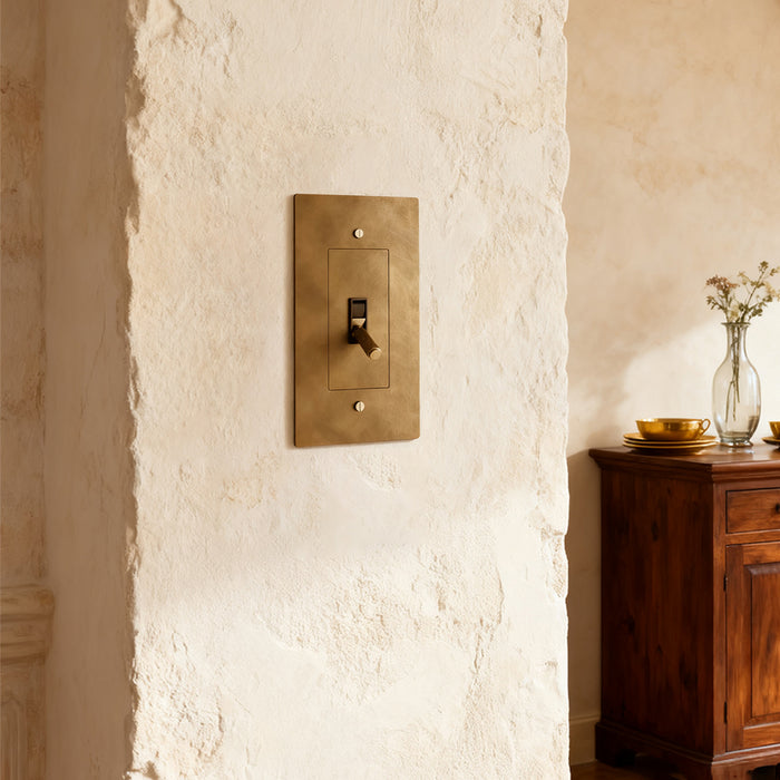 Brass Toggle Switch (1 to 5 Gang)