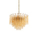 Golden Amber Glass Chandelier Vakkerlight