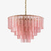 Opalora Pink Glass Chandelier Vakkerlight