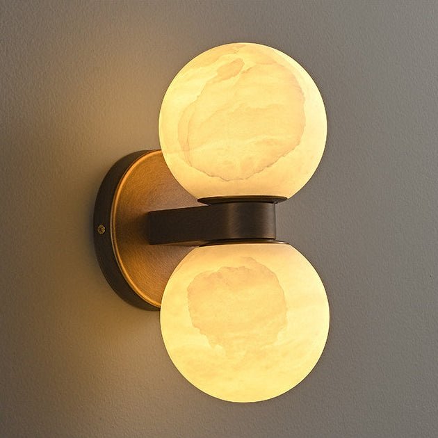 Alabaster Celestia Orb Wall Light Simprolos