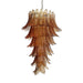 Rosalind Glass Amber Chandelier Vakkerlight
