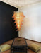 Rosalind Glass Amber Chandelier Vakkerlight
