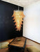 Rosalind Glass Amber Chandelier Vakkerlight