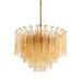Golden Amber Glass Chandelier Vakkerlight