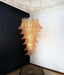 Rosalind Glass Amber Chandelier Vakkerlight