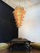 Rosalind Glass Amber Chandelier Vakkerlight