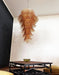 Rosalind Glass Amber Chandelier Vakkerlight