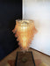 Rosalind Glass Amber Chandelier Vakkerlight