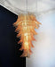 Rosalind Glass Amber Chandelier Vakkerlight