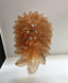 Rosalind Glass Amber Chandelier Vakkerlight
