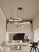 Celestial Orbit Travertine Chandelier Simprolos