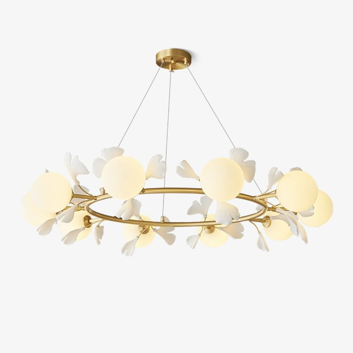 Gingko Orb Chandelier Simprolos