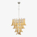 Glass Amber Lily Chandelier Vakkerlight