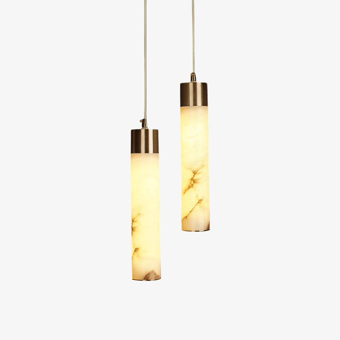 Alabaster Tala Brass Pendant Lamp Vakkerlight