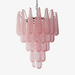 Pink Glass Droplet Chandelier Vakkerlight