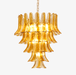 Glass Amber Lily Chandelier Vakkerlight