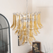 Glass Amber Lily Chandelier Vakkerlight
