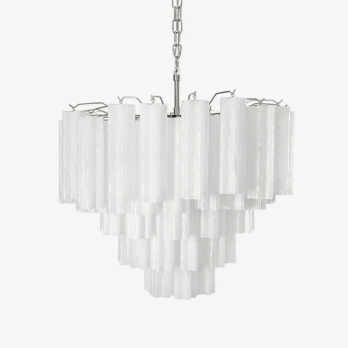 Frosted Glass Cascade Chandelier Vakkerlight