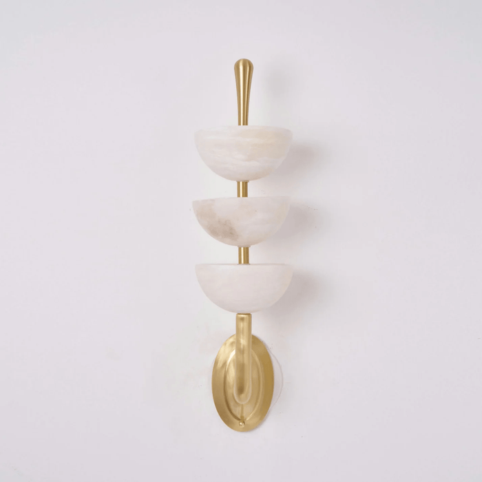 Triple Alabaster Wall Sconce Vakkerlight