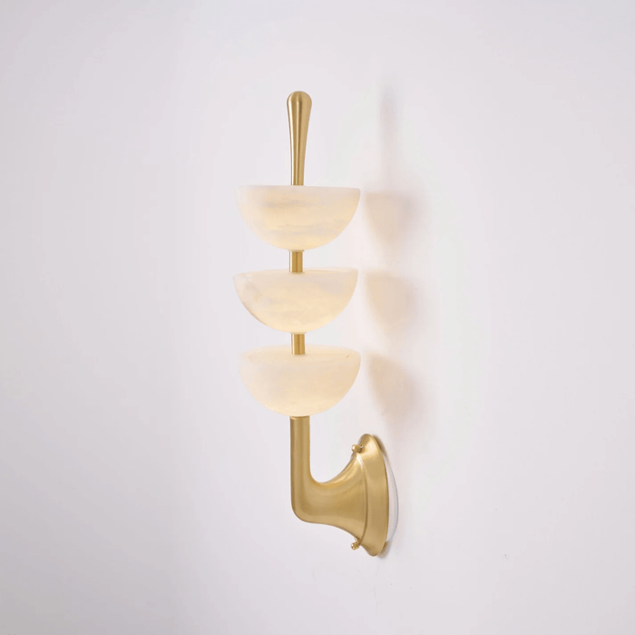 Triple Alabaster Wall Sconce Vakkerlight