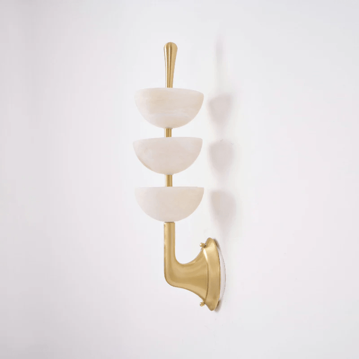 Triple Alabaster Wall Sconce Vakkerlight