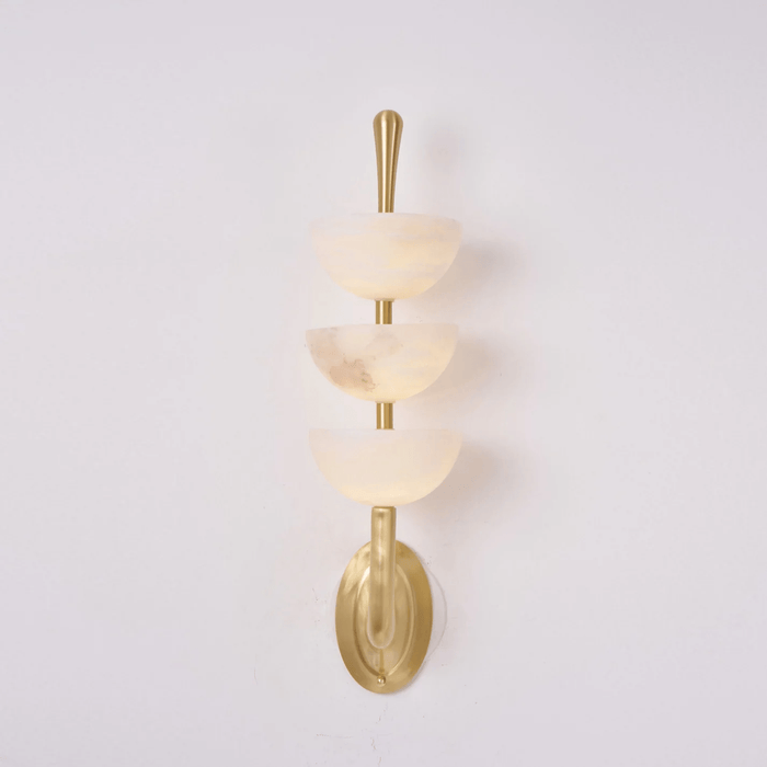 Triple Alabaster Wall Sconce Vakkerlight