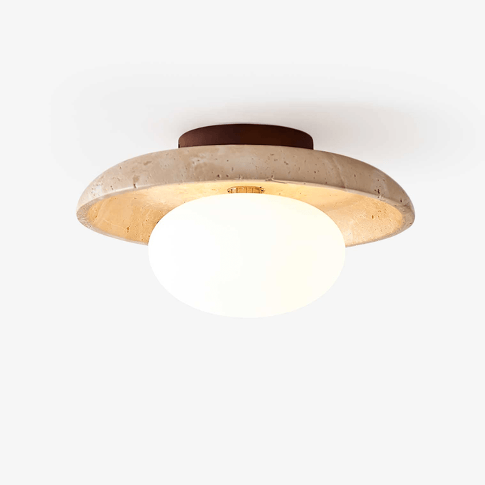 Lunaro Travertine Ceiling Lamp Vakkerlight