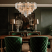 Virella Glass Chandelier Vakkerlight