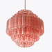 Pink Palermo Glass Chandelier Vakkerlight