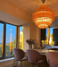 Pink Palermo Glass Chandelier Vakkerlight
