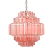 Pink Palermo Glass Chandelier Vakkerlight