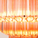 Pink Palermo Glass Chandelier Vakkerlight