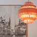 Pink Palermo Glass Chandelier Vakkerlight