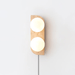 Elysian Travertine Plug-in Wall Light Vakkerlight