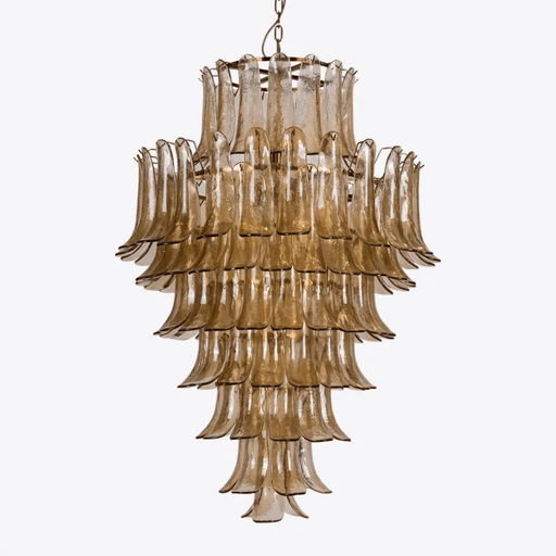 Amber Petalo Chandelier Vakkerlight