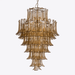 Amber Petalo Chandelier Vakkerlight