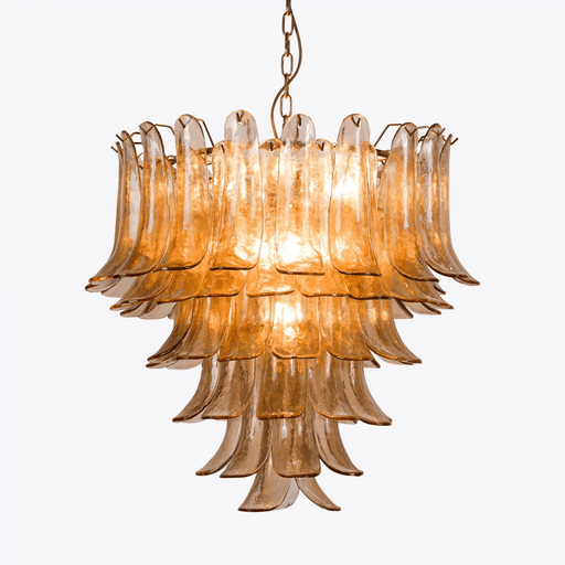 Amber Petalo Chandelier Vakkerlight