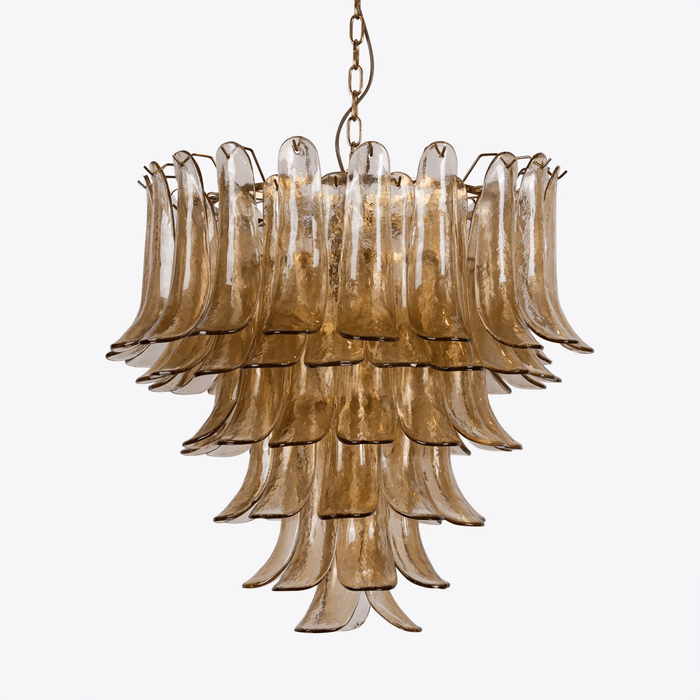 Amber Petalo Chandelier Vakkerlight
