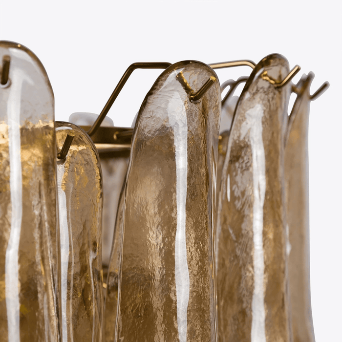 Amber Petalo Chandelier Vakkerlight