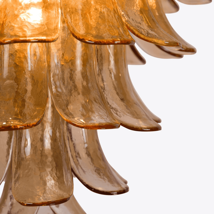 Amber Petalo Chandelier Vakkerlight