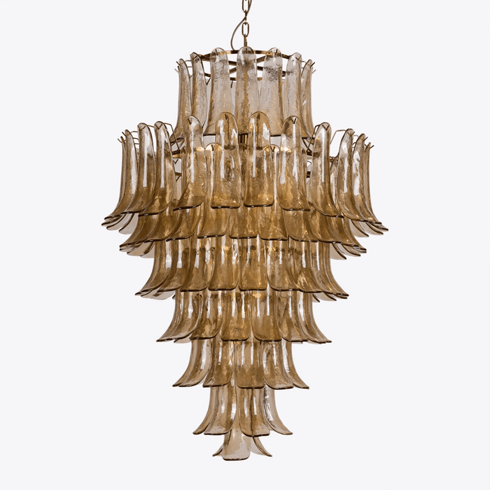 Amber Petalo Chandelier Vakkerlight