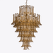 Amber Petalo Chandelier Vakkerlight