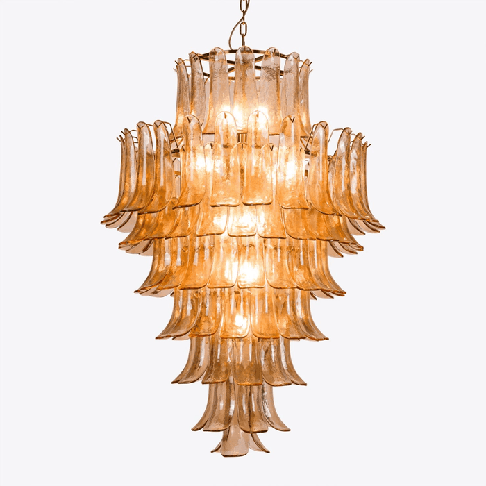 Amber Petalo Chandelier Vakkerlight