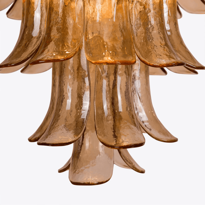 Amber Petalo Chandelier Vakkerlight