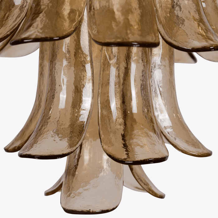 Amber Petalo Chandelier Vakkerlight